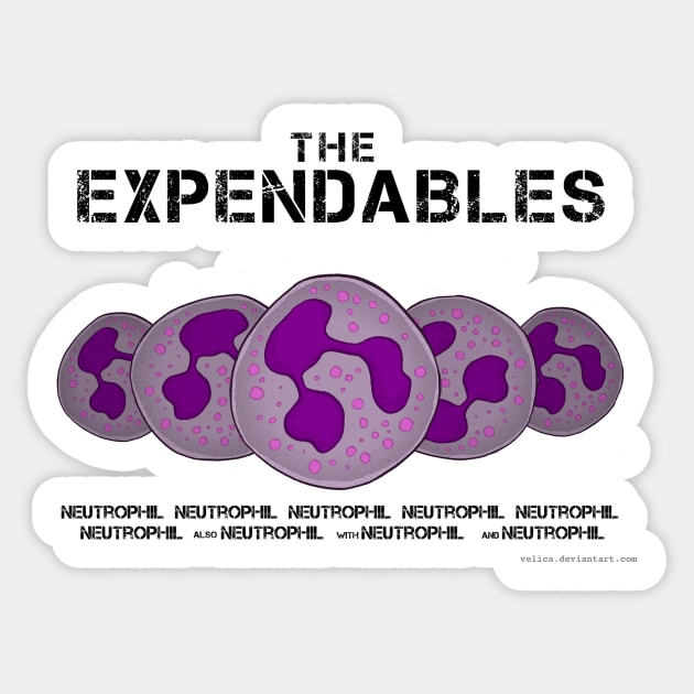 The Expendables Sticker by velica